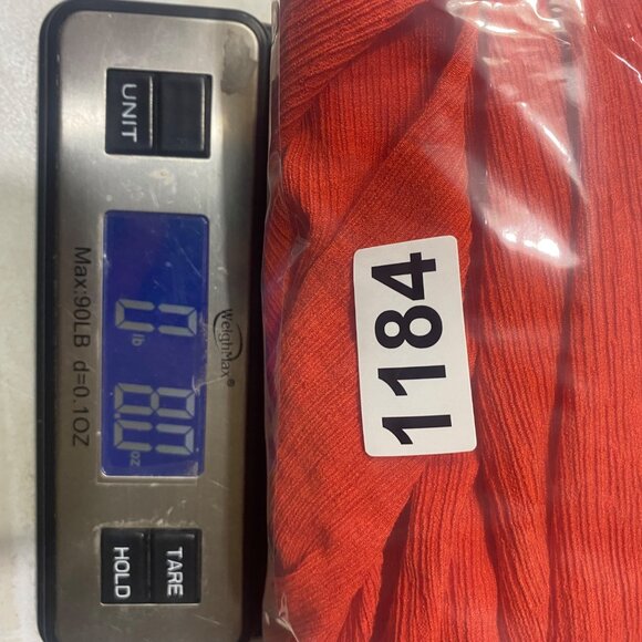 Free People Check On It Wrap Top Womens SM Red Casual Boho Holiday - Picture 9 of 9